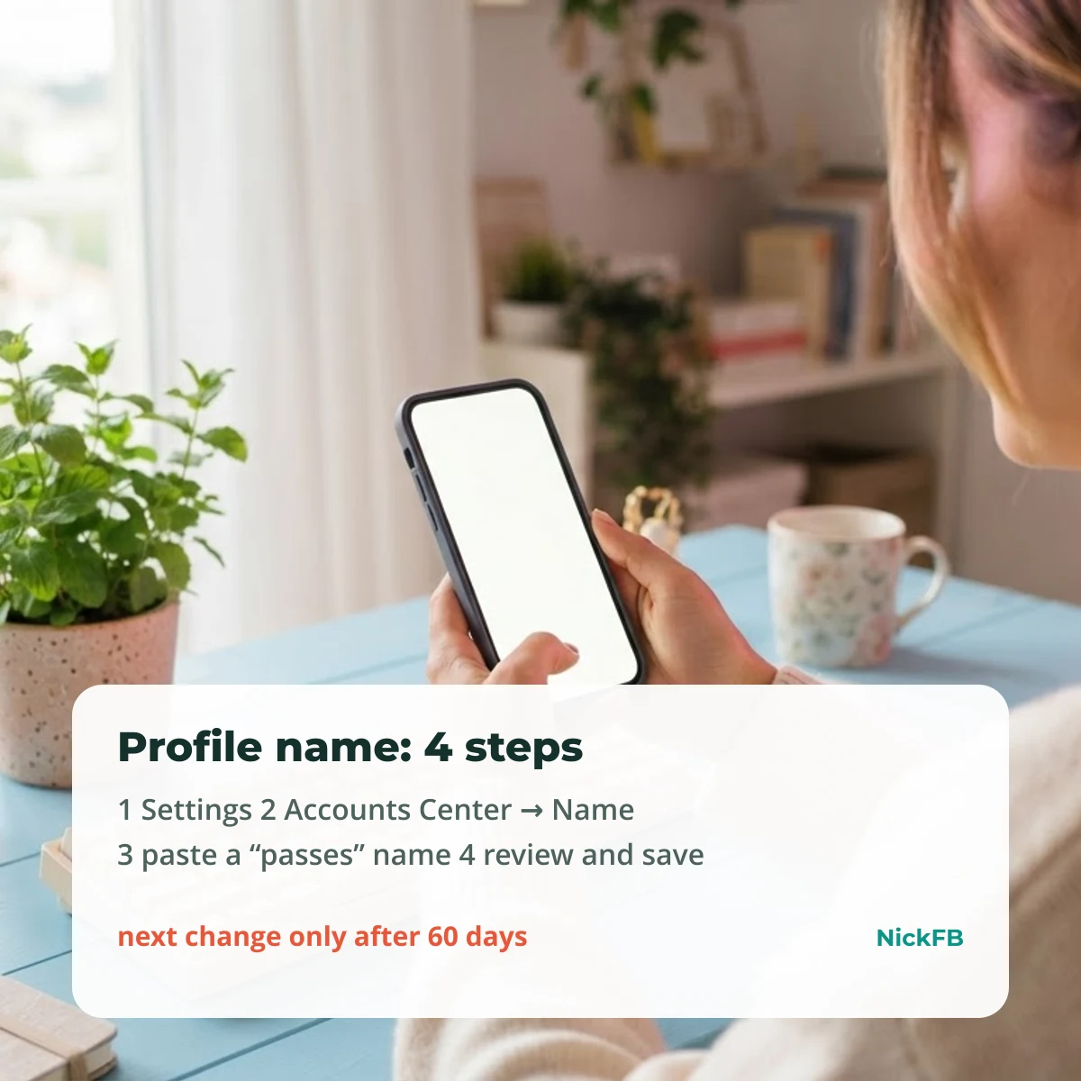 How to make a stylish name on Facebook: steps for the profile name field